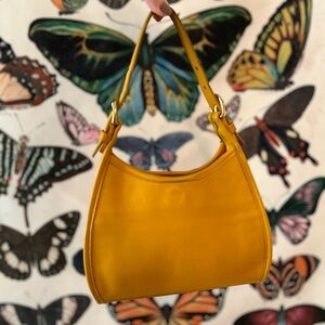 RARE Vintage Coach Small Soho Satchel No. 4106 in Mustard